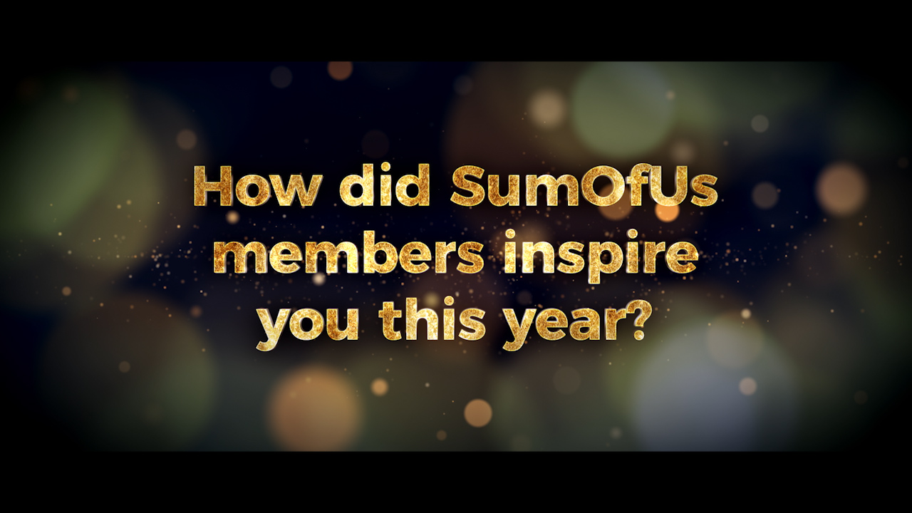 Video - Thank you message, and quick review of the year at SumOfUs