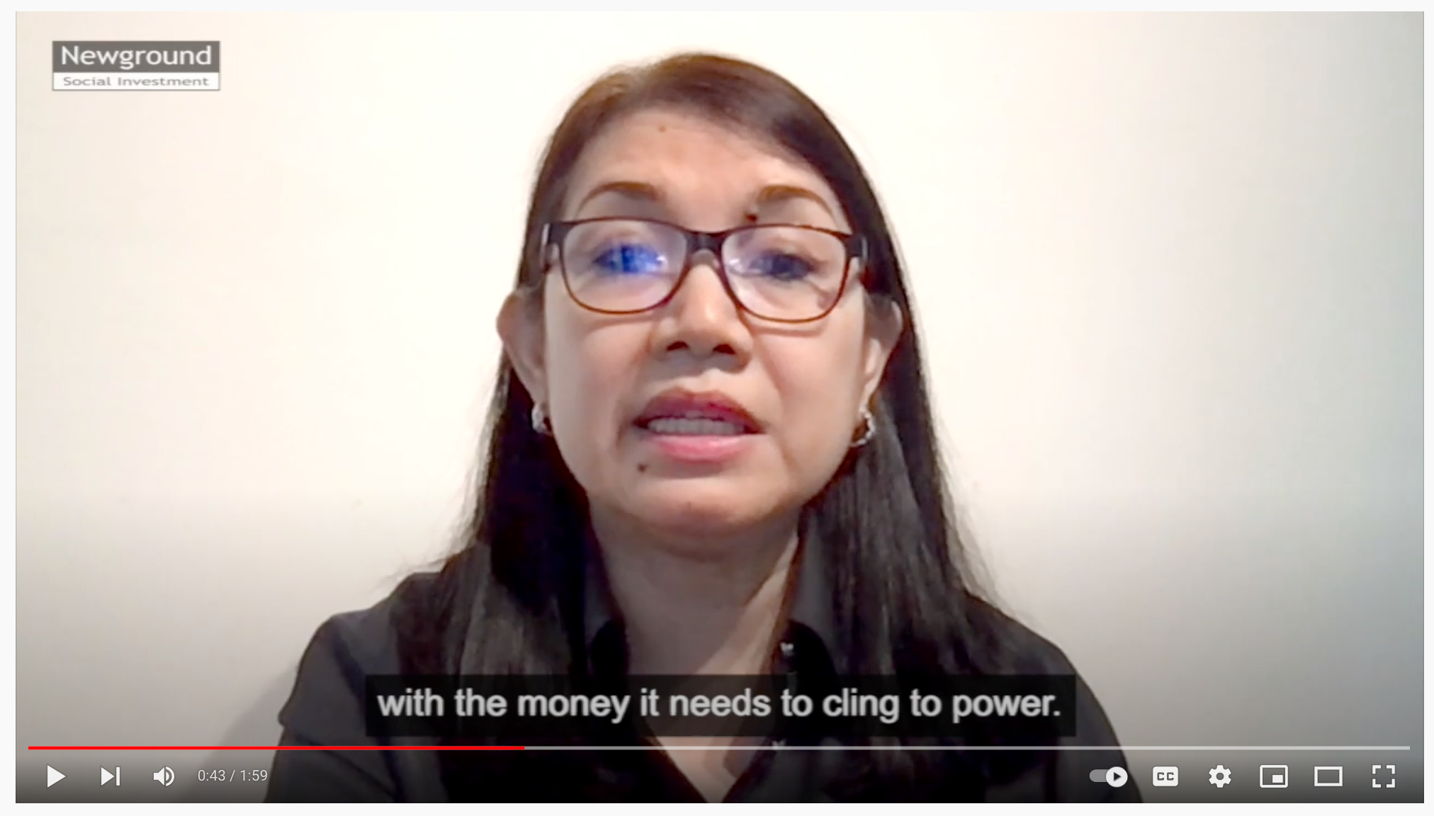 Khin Ohmar delivers at Chevron AGM