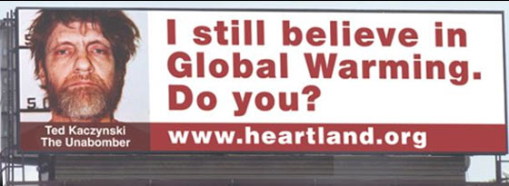 New billboard links those concerned about climate change to terrorists