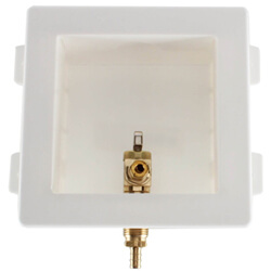 ice maker outlet box for existing wall