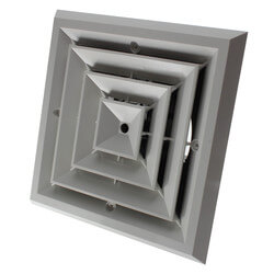 Airtec Diffusers And Grilles : Concentric Supply/Return Ceiling ...
