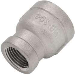 Vibrant 3.0in x 1.5in T304 Stainless Steel Straight Reducer - 6in Length main image 0