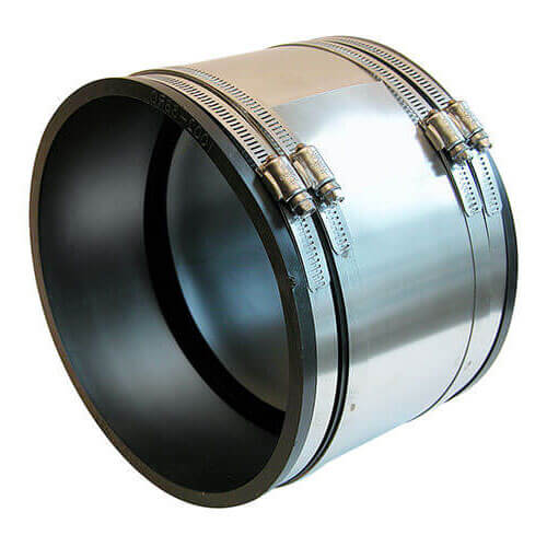 100666SR Fernco 100666SR 6" x 6" Shear Ring Coupling (Concrete to