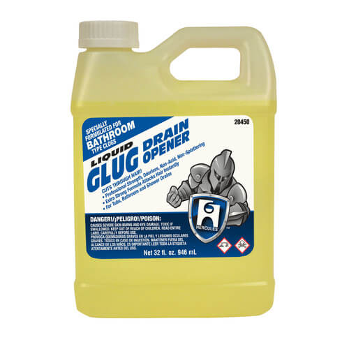 20450 Hercules 20450 32 oz. BreakThru Liquid Glug Drain Opener for