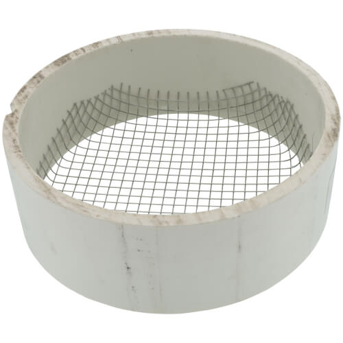 2202056 Walrich 2202056 6" PVC Termination Vent w/ SS Screen