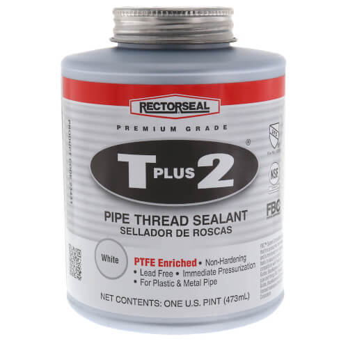 23431 Rectorseal 23431 RectorSeal T Plus 2 Pipe Thread Sealant (16 oz.)