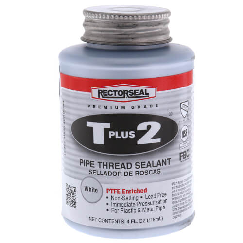 23631 Rectorseal 23631 RectorSeal T Plus 2 Pipe Thread Sealant (4 oz.)