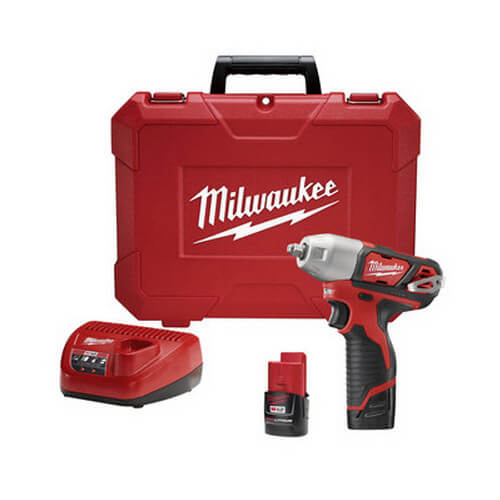 245122 Milwaukee 245122 M12 Cordless 3/8" Square Drive Impact