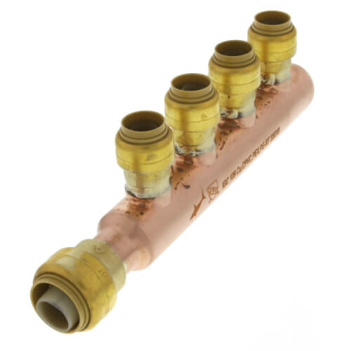 25555LF SharkBite 25555LF 3/4" Sharkbite Closed Copper Manifold w