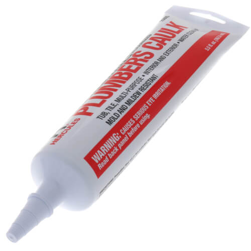 25605 Hercules 25605 5.5 Fluid Oz. Plumbers Caulk Tube White
