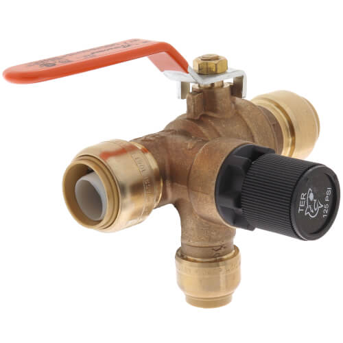 25704lf Sharkbite 25704lf 3 4 X 3 4 X 1 2 Ter 1 Thermal Expansion Relief Valve Lead Free