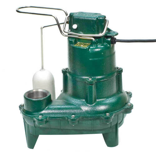 2640004 Zoeller 2640004 Model E264 WasteMate NonAutomatic Cast Iron Sewage Pump 230 V