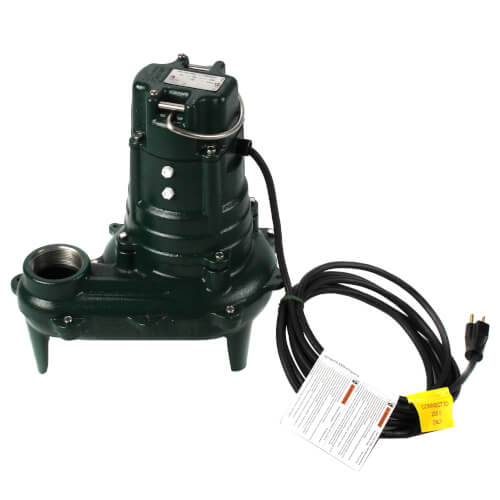 2670004 Zoeller 2670004 Model E267 WasteMate NonAutomatic Cast Iron Sewage Pump 230 V