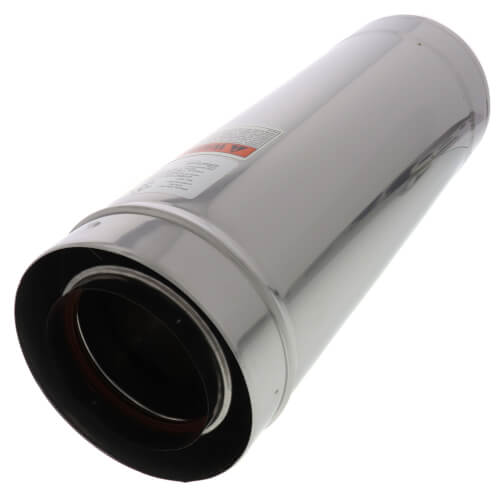 2SVDP0401.5 ZFLEX 2SVDP0401.5 4" x 11/2 Ft. ZVent Double Wall Pipe