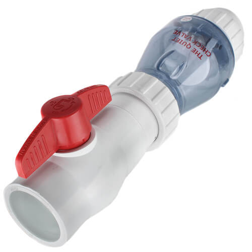 300049 Zoeller 300049 2" PVC "Quiet Check" Solvent Weld w
