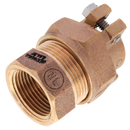 313275NL Legend Valve 313275NL 1" Pack Joint (CTS) x FNPT