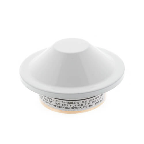 326048 Globe Sprinkler 326048 White Concealed Domed Cover Plate for