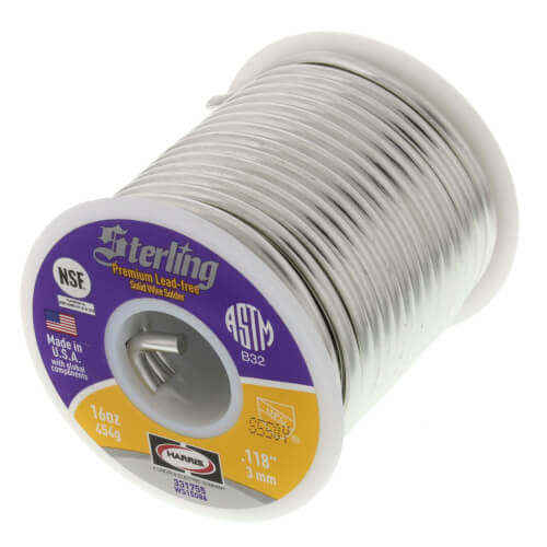 331755 Harris 331755 Sterling Lead Free Wire Solder (1 lb. Spool)
