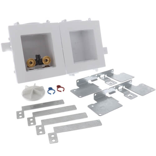 37353 Oatey 37353 Moda Expansion PEX Washing Machine Outlet Box w/ No Hammer (Single Box) w