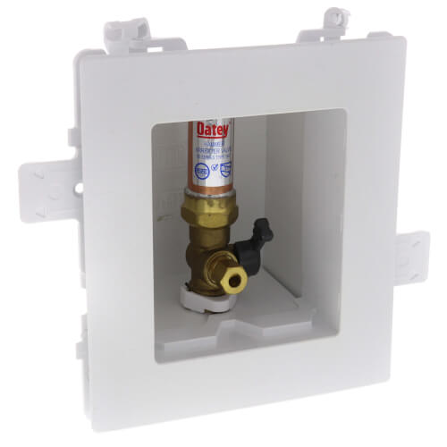 37689 Oatey 37689 MODA PEX Crimp Ice Maker Outlet Box w/ Water