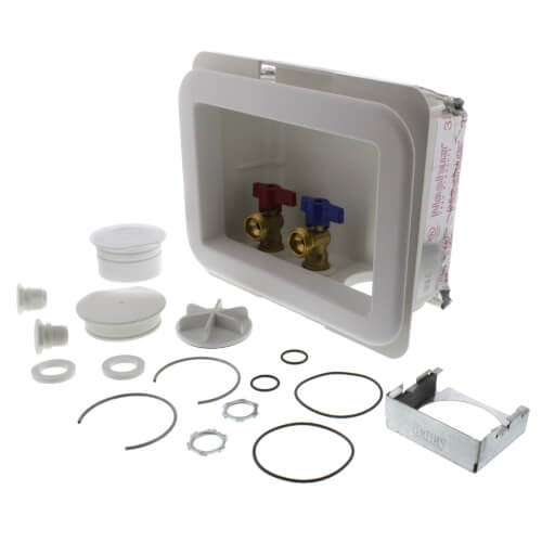 38470 Oatey 38470 FireRated Washing Machine Outlet Box w/ 2" Drain