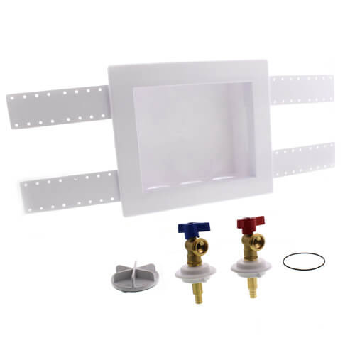 38532 Oatey 38532 QUADTRO Washing Machine Outlet Box w/ 1/4 Turn