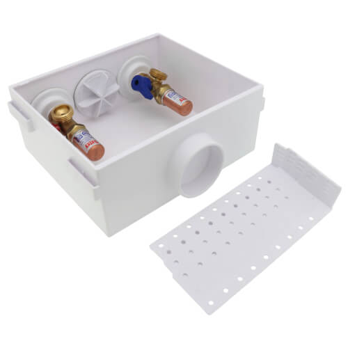 38540 Oatey 38540 QUADTRO Washing Machine Outlet Box w/ 1/4 Turn