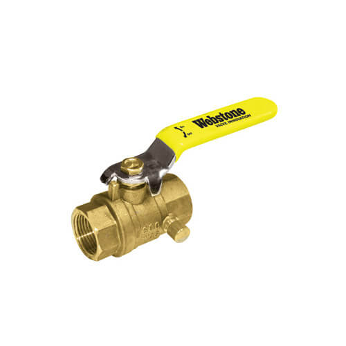 40623 stone 40623 3/4" IPS Full Port Brass Ball Valve w