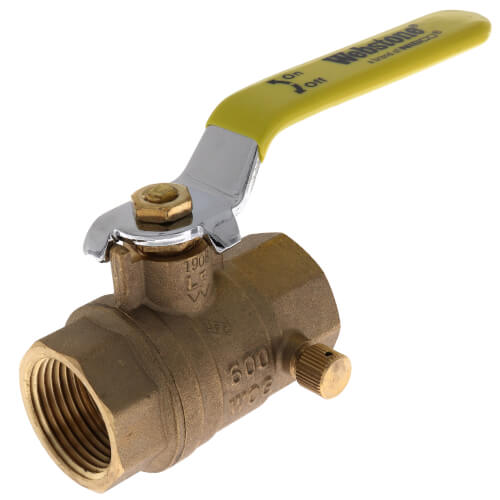 40624W stone 40624W 1" Threaded Full Port Brass Ball