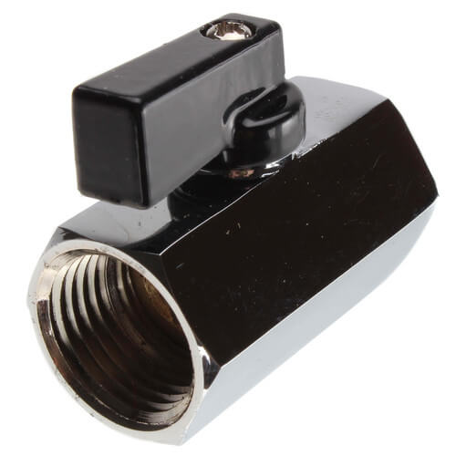 40796 stone 40796 1/2" IPS Chrome Plated Mini Ball Valve