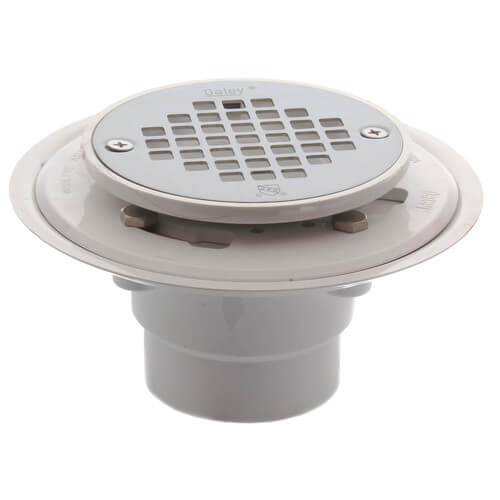 42213 Oatey 42213 2" or 3" PVC Shower Drain with Round ScrewTite
