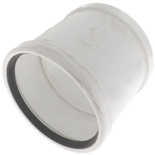 443643 IPEX 443643 6" PVC SDR 35 Coupling w/ Stop (G x G)