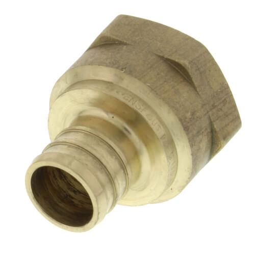 46344 Viega 46344 Zero Lead Brass 3/4" PEX Crimp x 3/4" NPT Adapter (F)