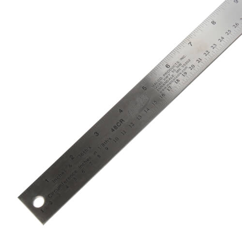 48CR Malco 48CR Tinner's Circumference Ruler (0.062 Thickness)