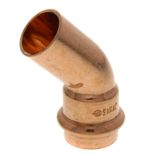 50368 JW 50368 3/4" FTG x Press Copper 45° Street Elbow