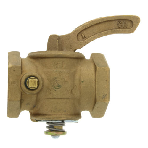 5050302 Apollo Valves 5050302 11/4" Manual Main Gas Valve, 1/8" Tap