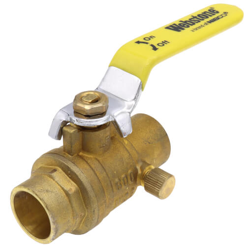 50623W stone 50623W 3/4" Sweat Full Port Brass Ball Valve