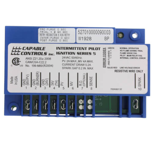 50767 Peerless 50767 Capable Controls Ignition Control