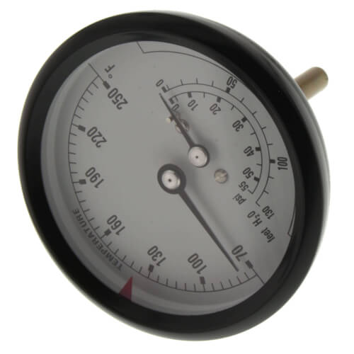 510218065 Weil Mclain 510218065 Combination PressureTemperature Gauge