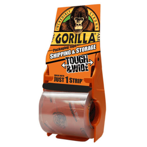 6003001 Gorilla Glue 6003001 Gorilla Tough & Wide Clear Packaging Tape