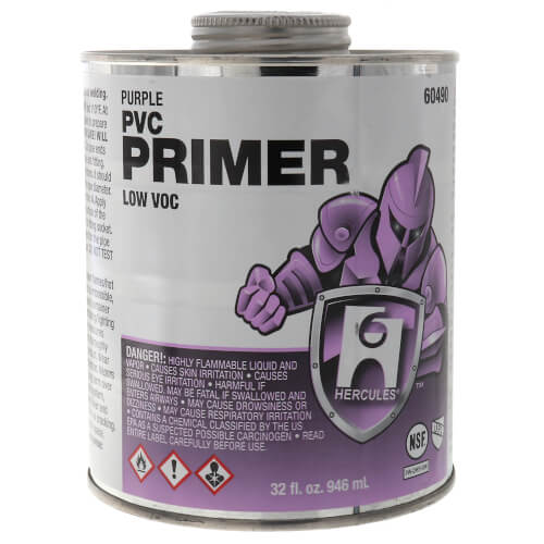 60490 Hercules 60490 32 oz. PVC Primer (Purple)