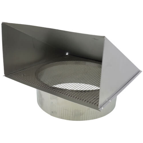 610FA Broan 610FA 10" Aluminum Fresh Air Inlet Wall Cap