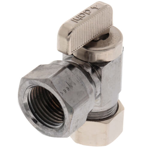 Plumb Pak 1/2 FIP X 1/4 Compression Brass Angle Valve
