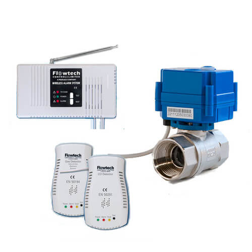 682950 Flowtech Safety Systems 682950 NG/LP Gas & CO Leak Detection Full Safety System w/ 1/