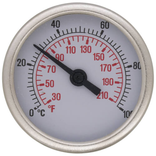 688003A Caleffi 688003A 2" Temperature Gauge with Pocket Well for Manifolds