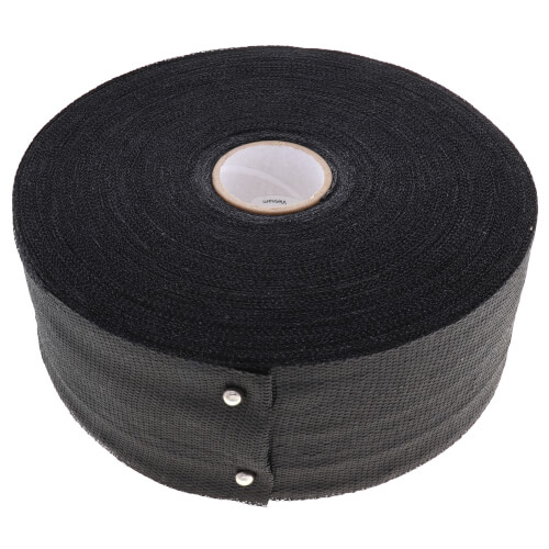 710106 DiversiTech 710106 3" x 100 Yds. Black Woven Duct Strap