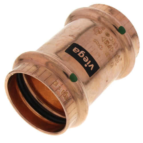 78067 Viega 78067 11/2" ProPress Copper Coupling w/ Stop