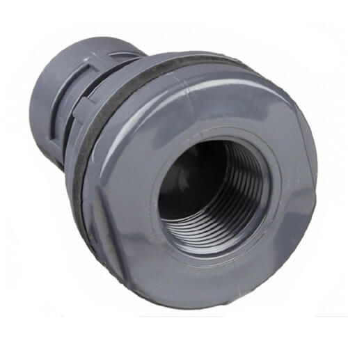 8172005 Spears 8172005 1/2" PVC Bulkhead Fitting (Female Thread x