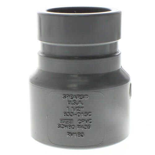 833015C Spears 833015C 11/2" CPVC Schedule 80 Grooved Coupling