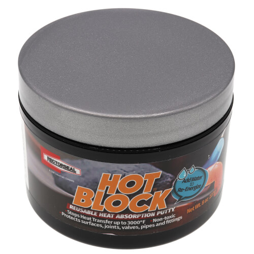 83561 Rectorseal 83561 Hot Block Heat Absorption Putty, 8 oz.